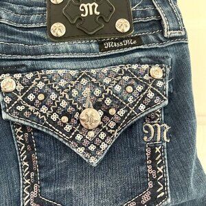 Mid Rise Skinny Miss Me Jeans